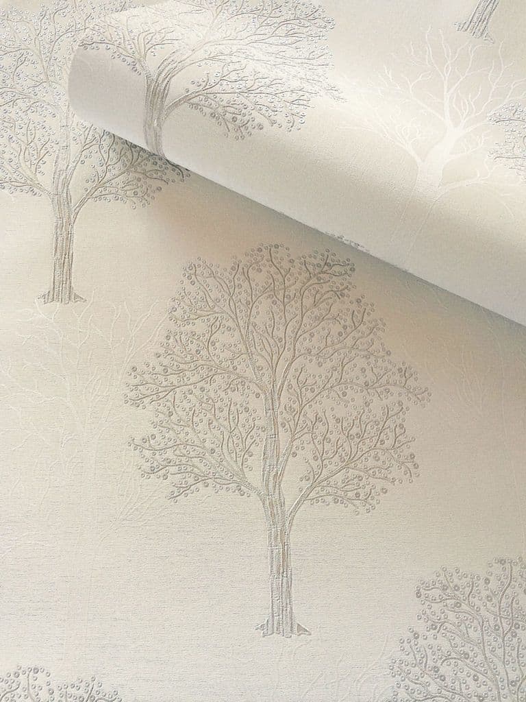 Holden Decor Ornella Tree Grey 35253 Wallpaper